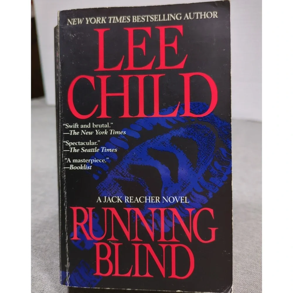 Early Jove Edition VTG Reacher Lee Child Running Blind Echo Burning Without Fail